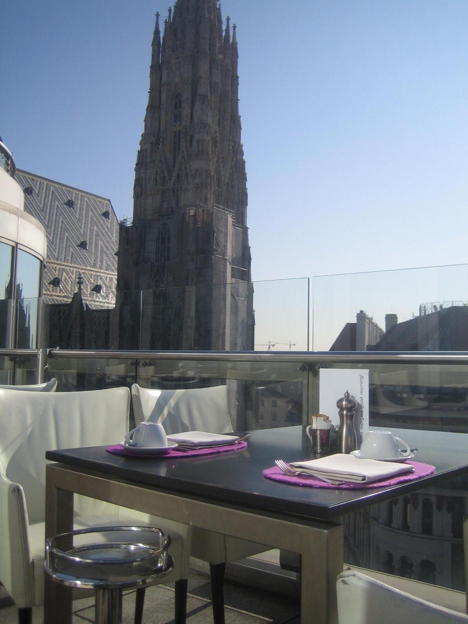 Do&Co Hotel Viyana Dış mekan fotoğraf The view from the restaurant